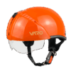 Mũ bảo hiểm nửa đầu kính âm VARO màu cam