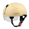Mũ bảo hiểm nửa đầu kính âm VARO màu kem