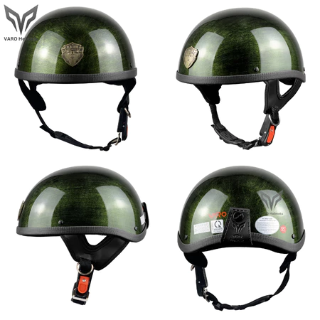 mu-bao-hiem-nua-dau-varo-scratch- xuoc-mau-xanh-la Mũ Bảo Hiểm Nửa Đầu VARO Scratch Xước màu xanh lá