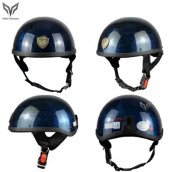 Mũ Bảo Hiểm Nửa Đầu VARO Scratch Xước màu xanh