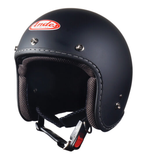 Mũ Bảo Hiểm Andes 3/4 đầu 3S382DB Đen Nhám