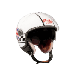 Mũ Bảo Hiểm Andes 3/4 2 Kính Luxury 210C