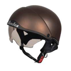 Mũ Bảo Hiểm Nửa Đầu Có Kính Âm Andes 3S139