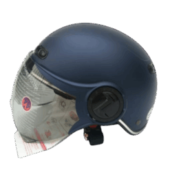 Mũ bảo hiểm nửa đầu grs A32K xanh đen