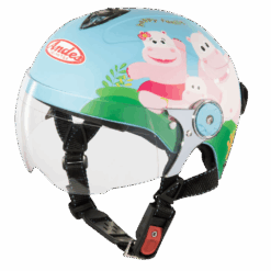 mũ bảo hiểm trẻ em nửa đầu có kính andes 3S108SK