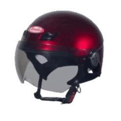 Mũ bảo hiểm nửa đầu Andes có kính